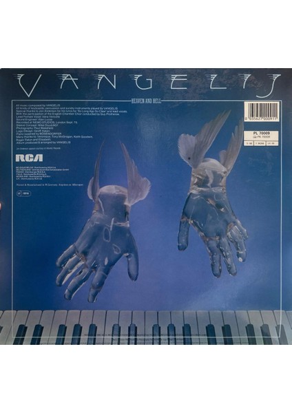 Vangelis – Heaven And Hell 1985 Baskı Lp fiyatları