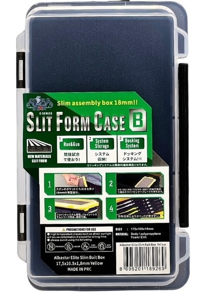 Elite Slit Form Case B Balıkçı Kutusu