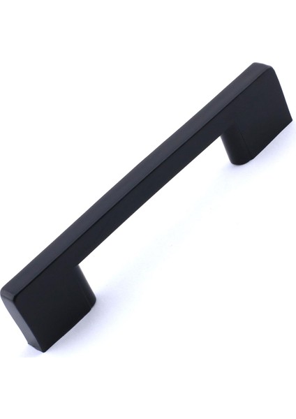 Mobilya Mutfak Dolabı Çekmece Dolap Kulp Kapak Kulpu Kulbu Siyah 96 mm Kulp (Sert Plastik) 20 Adet