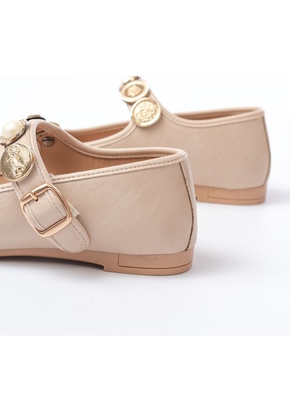 İNF-6363 Nut Baret Tokalı Günlük Bayan Ayakkabı fiyatları