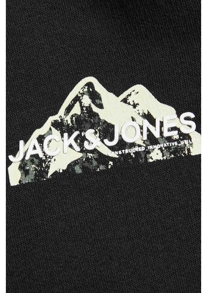 Jcomountaın Logo Hoodıe Erkek Çocuk Fermuarlı Sweatshirt
