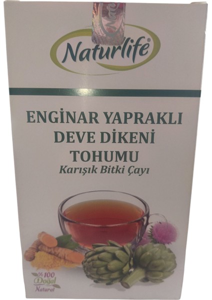 Engrinar Yapraklı Deve Dikeni Tohumu Karışık Bitki Çayı
