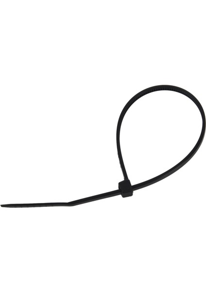 100 x 2.5MMX150MM Kendinden Kilitli Elektrik Kablosu Zip Kablosu Sabit Kablo Bağları Siyah (Yurt Dışından)