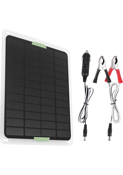 20W Güneş Paneli 12V/5V Usb2.0 Güneş Enerjili Araç Şarj Cihazı Açık Taşınabilir Monokristal Silikon Esnek Güneş Paneli (Yurt Dışından)
