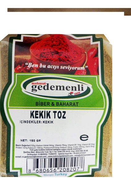 Kekik Tozu 150gr