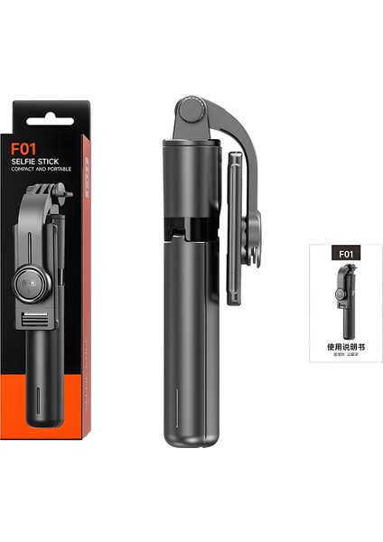Akıllı Telefonlar Için Tripod, Kablosuz Uzaktan Deklanşör, Selfi Çubuğu F01 Telefon Tutucu indirimleri