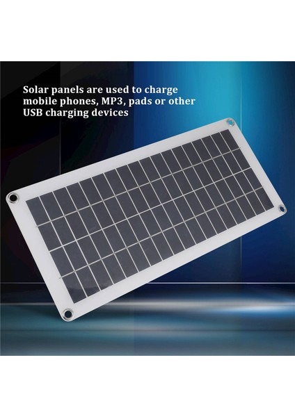 10W Esnek Güneş Paneli Güneş Pilleri Araba Rv Tekne Ev Çatı Van Kamp Güneş Pili, 50A Güneş Kontrol Modülü (Yurt Dışından)