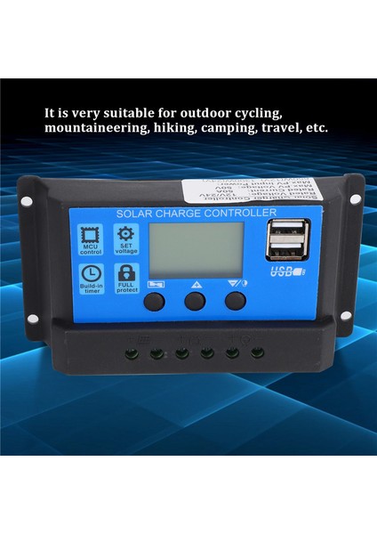 10W Esnek Güneş Paneli Güneş Pilleri Araba Rv Tekne Ev Çatı Van Kamp Güneş Pili, 50A Güneş Kontrol Modülü (Yurt Dışından)