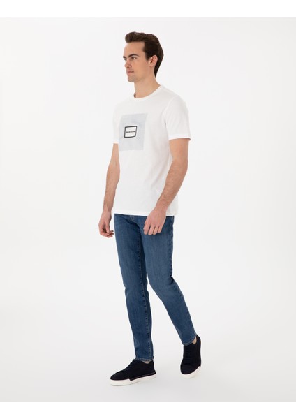 Erkek Mavi Slim Fit Jean Pantolon 50302673-VR036