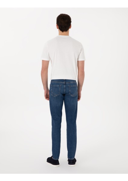 Erkek Mavi Slim Fit Jean Pantolon 50302673-VR036