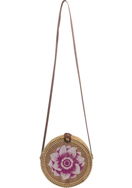 El Yapımı Rattan Çanta Desen 4