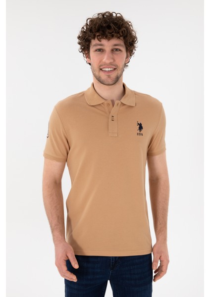 Erkek Camel Tişört Basic 50305929-VR015