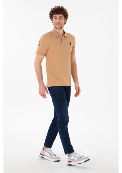 Erkek Camel Tişört Basic 50305929-VR015