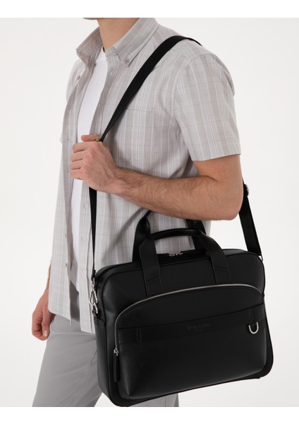 Erkek Erkek Siyah Evrak Çantası 50308017-VR046