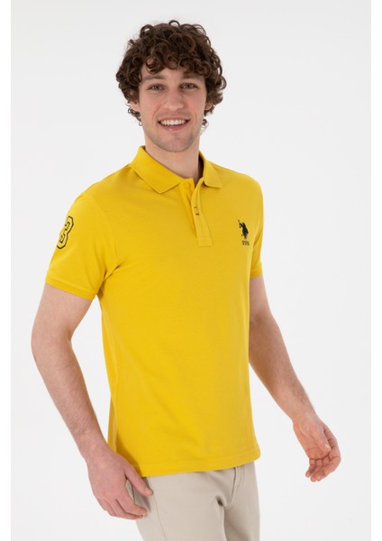 Erkek Koyu Sarı Tişört Basic 50305929-VR094 fiyatları