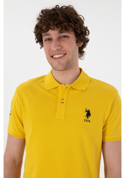 Erkek Koyu Sarı Tişört Basic 50305929-VR094 modelleri