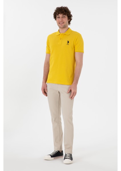 Erkek Koyu Sarı Tişört Basic 50305929-VR094 indirimleri