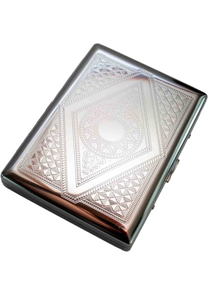 Metal Uzun Sigara Tabakası | 20 Sigara Kapasiteli Metal Tasarım | Dayanıklı ve Şık Sigara Kutusu modelleri