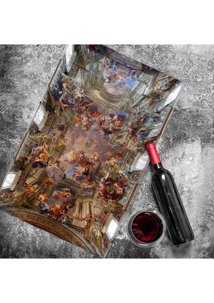 sant'ıgnazio Kilisesi Tavanı - Andrea Pozzo Mutfak Havlusu 2 Adet