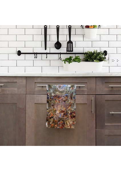 sant'ıgnazio Kilisesi Tavanı - Andrea Pozzo Mutfak Havlusu 2 Adet modelleri