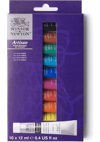 Artisan Yağlı Boya Access Boya Seti 10X12ML Tüp
