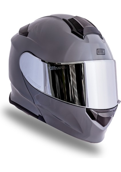 Delta Basic Nardo Gri Çene Açılır Kask
