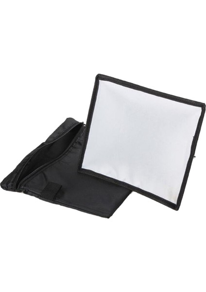 Dslr Kamera Için Evrensel Harici Flaş Kapağı Dolgu Işığı Taşınabilir Mini Softbox Çatı Flaşı 20X30CM Yumuşak Kapak (Yurt Dışından)
