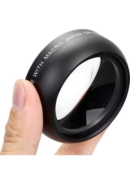 Canon Eos Rebel T6S,T6I,SL1,T5,T5I,T4I,T3,T3I,T1I,T2I,XSI,XS,XTI,XT,70D,60D,60DA Için Makro Yakın Çekim Eki ile 58MM Geniş Açı 0.45X Dönüştürücü Lens ,7d,5d,1d (Yurt Dışından) fırsatları