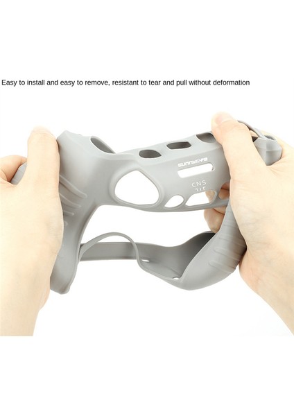 Sunnylıfe Silikon Kılıf Kılıfı Koruyucu Kılıf Güneşliksiz Mini 3 Pro Uzaktan Kumandalı Drone Aksesuarları, Siyah (Yurt Dışından) modelleri