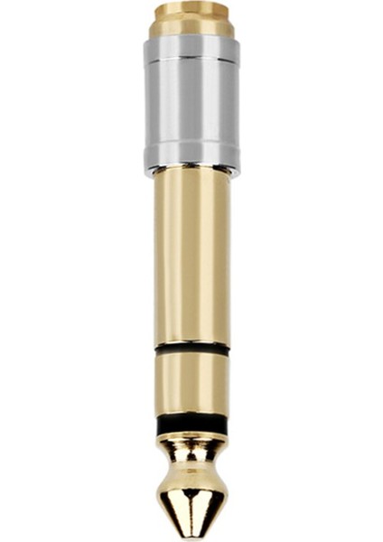 2 Adet 6.35MM - 3.5mm Dönüştürücüler 1/4 Inç Erkek 1/8 Inç Dişi 6.35 - 3.5 Jak Kulaklık Ses Adaptörü Bağlantı Fişi (Yurt Dışından)