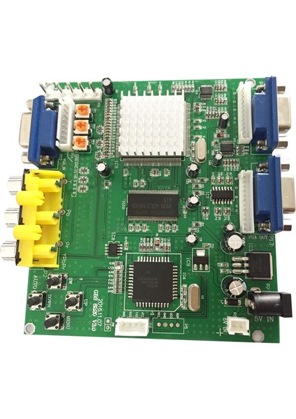Hd Jieba Düşük Çözüm Sinyal Rgb'den Vga'ya Çift Çıkışlı Dönüşüm Kartı (Yurt Dışından)
