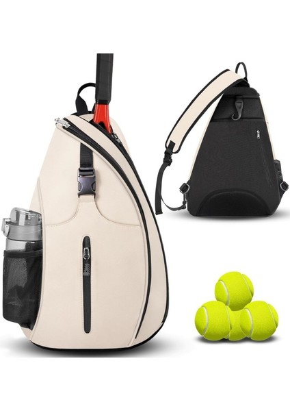 Badminton Çantası Açık Spor Eğitim Omuz Sırt Çantası Crossbody Çantası (Yurt Dışından)