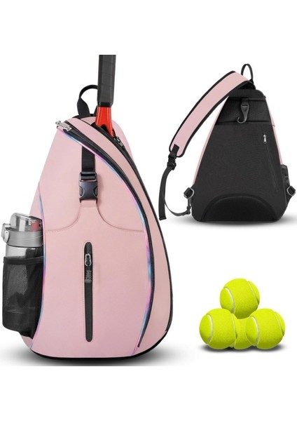 Badminton Çantası Açık Spor Eğitim Omuz Sırt Çantası Crossbody Çantası (Yurt Dışından)