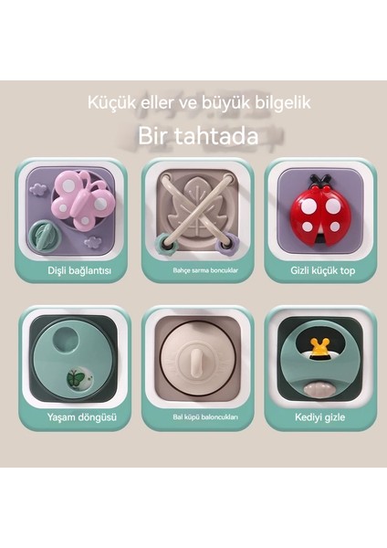 Insect Exploration Busy Board, An Early Education And Puzzle Toy For 1-Year-Old Infants (Yurt Dışından)