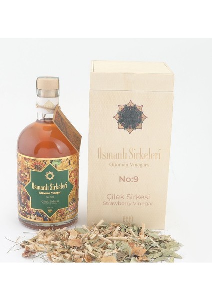 No 009 Çilek Sirkesi 500 ml