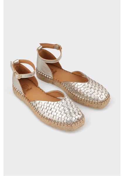 Lame Deri Kadın Espadril fiyatları