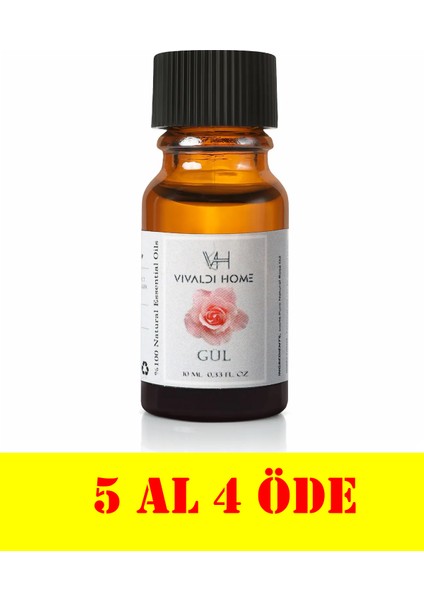 Gül Uçucu Yağ ,buhurdanlık Yağı,doğal Uçucu Yağ,oda Kokusu, Aromaterapi Yağ 10 ml