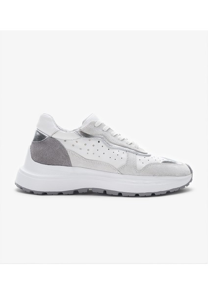 Owen Beyaz Hakiki Deri Kadın Sneakers