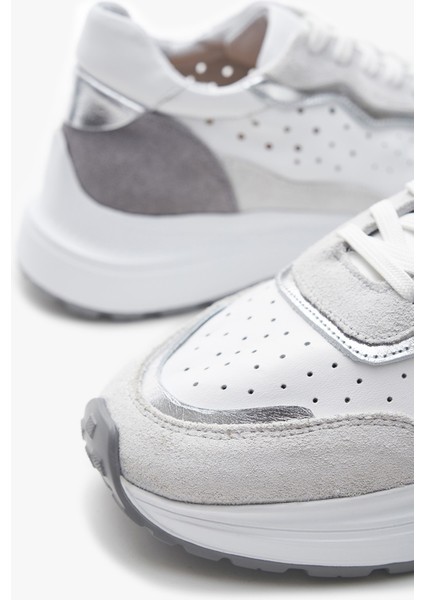 Owen Beyaz Hakiki Deri Kadın Sneakers