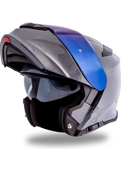 Delta Basic Nardo Gri Çene Açılır Kask