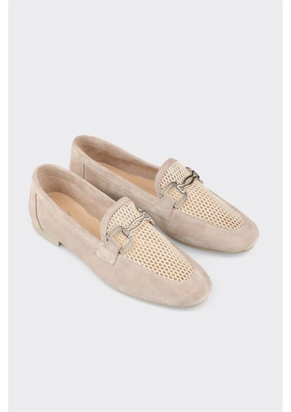 Bej Deri Kadın Loafer fiyatları