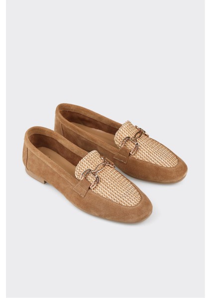 Naturel Deri Kadın Loafer fiyatları