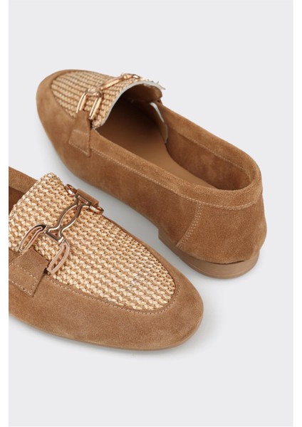 Naturel Deri Kadın Loafer indirimleri