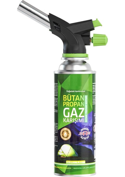 Kamp Kartuş Tüp 227 gr - Çakmaklı Pürmüz Set