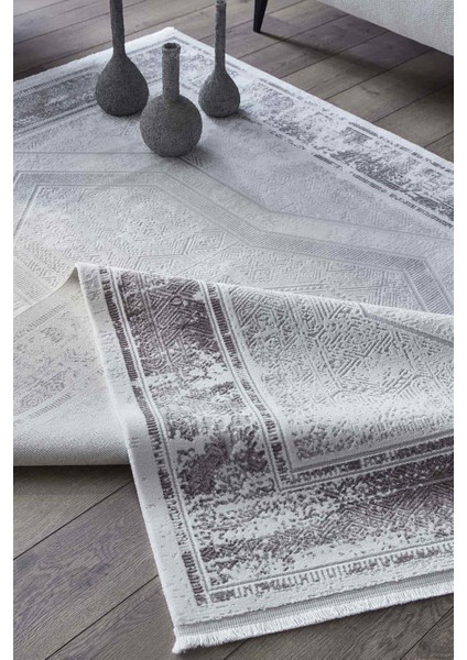 Viera 15598 Diktörtgen Akrilik Makine Halısı