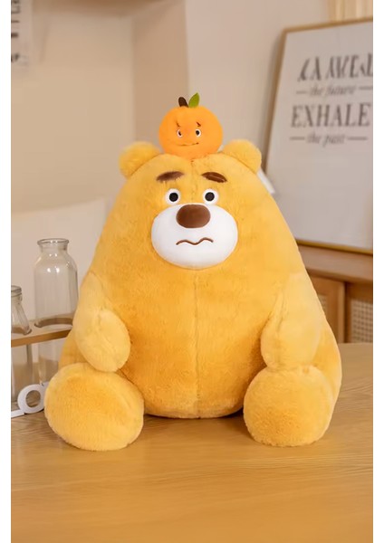 Sevimli Arkadaşlar Sarı Ayı Yumuşak Dekoratif Pelüş Oyuncak (30 CM)