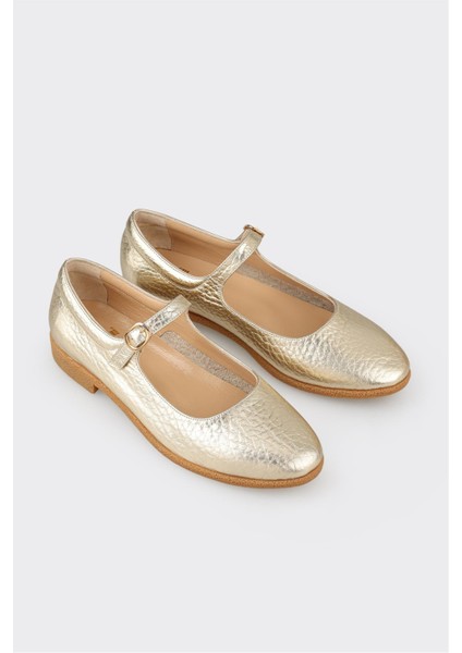 Gold Deri Kadın Babet fiyatları