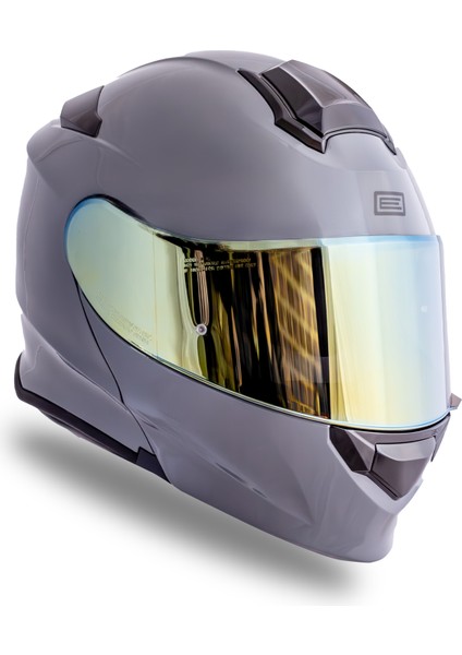 Delta Basic Nardo Gri Çene Açılır Kask