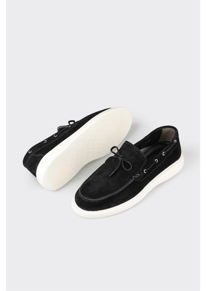 Siyah Deri Erkek Günlük Ayakkabı modelleri