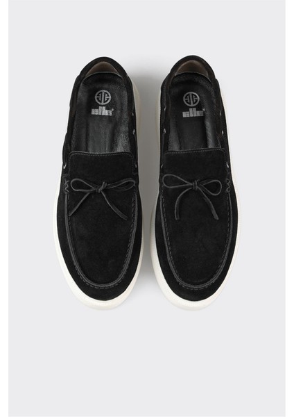 Siyah Deri Erkek Günlük Ayakkabı fırsatları